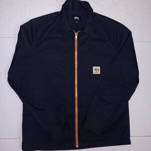 STUSSY ZIP UP WORK SHIRT